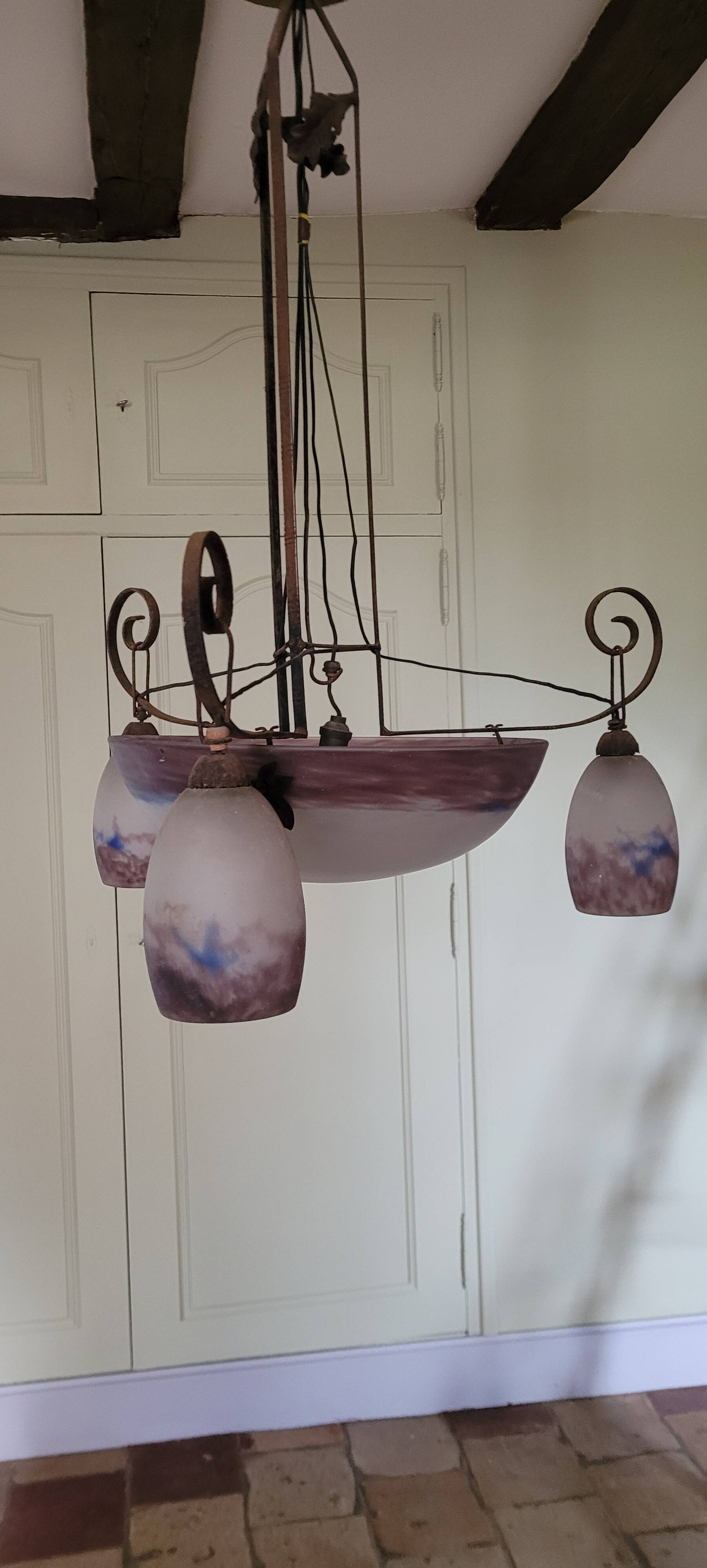 suspension Croismare 4 feux