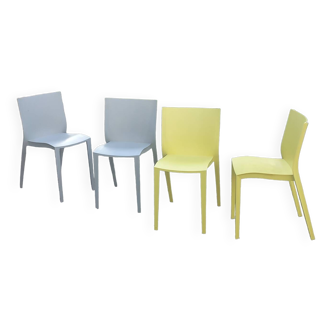 Set of 4 slick-slick designer chairs Philippe Starck XO editor