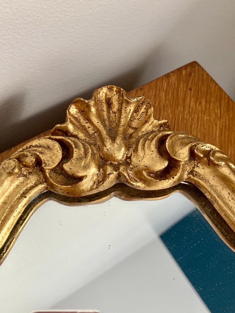 Golden vintage mirror