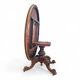 Oval Victorian tilt-top table, breakfast table / 1840s
