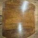 Solid wood farmhouse table with drop leaves