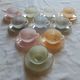Set of 10 cups and under cups harlequin Arcopal France - vintage