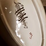 2 earthenware raviers by Sarreguemines