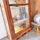 Antique display cabinet - dresser - glass-fronted wooden bookcase