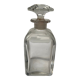 Perfume bottle crystal XIXth with cap facets