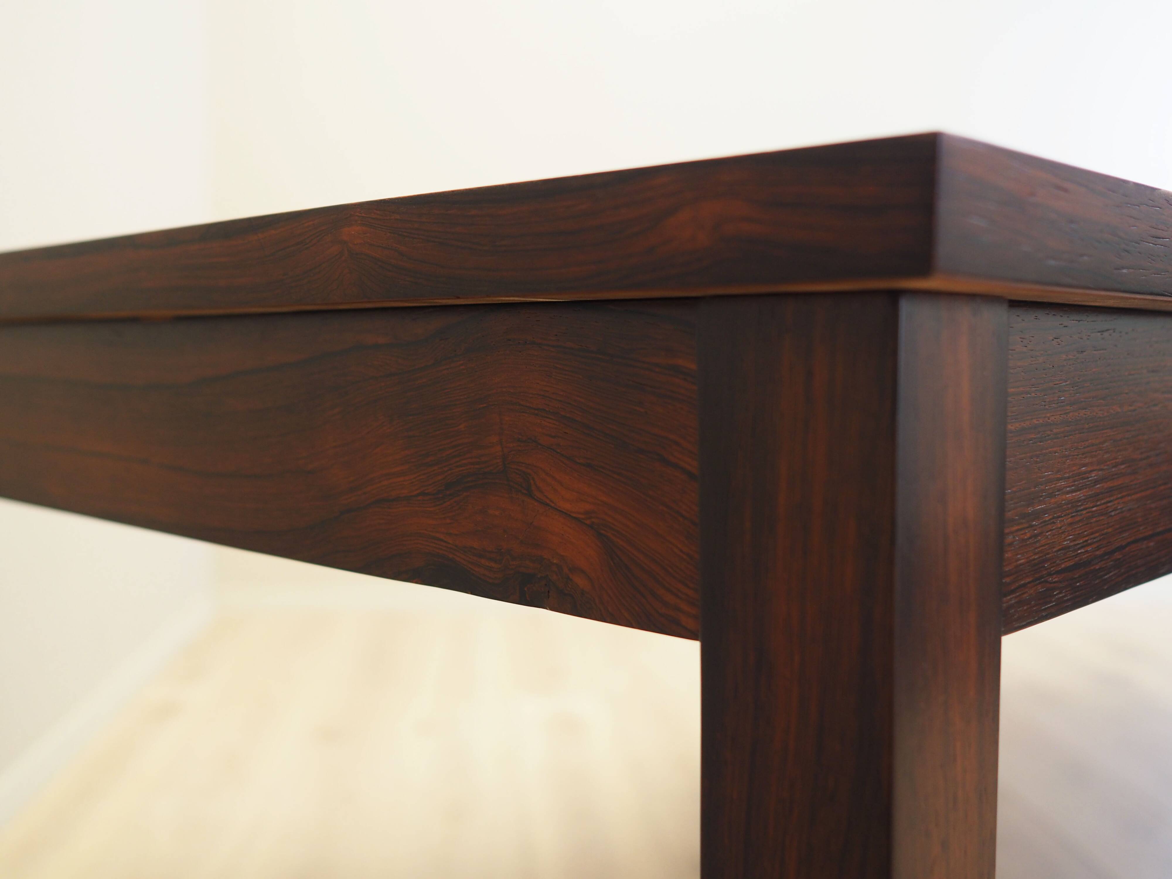 Rosewood table, Danish design, 1970s, production: Denmark