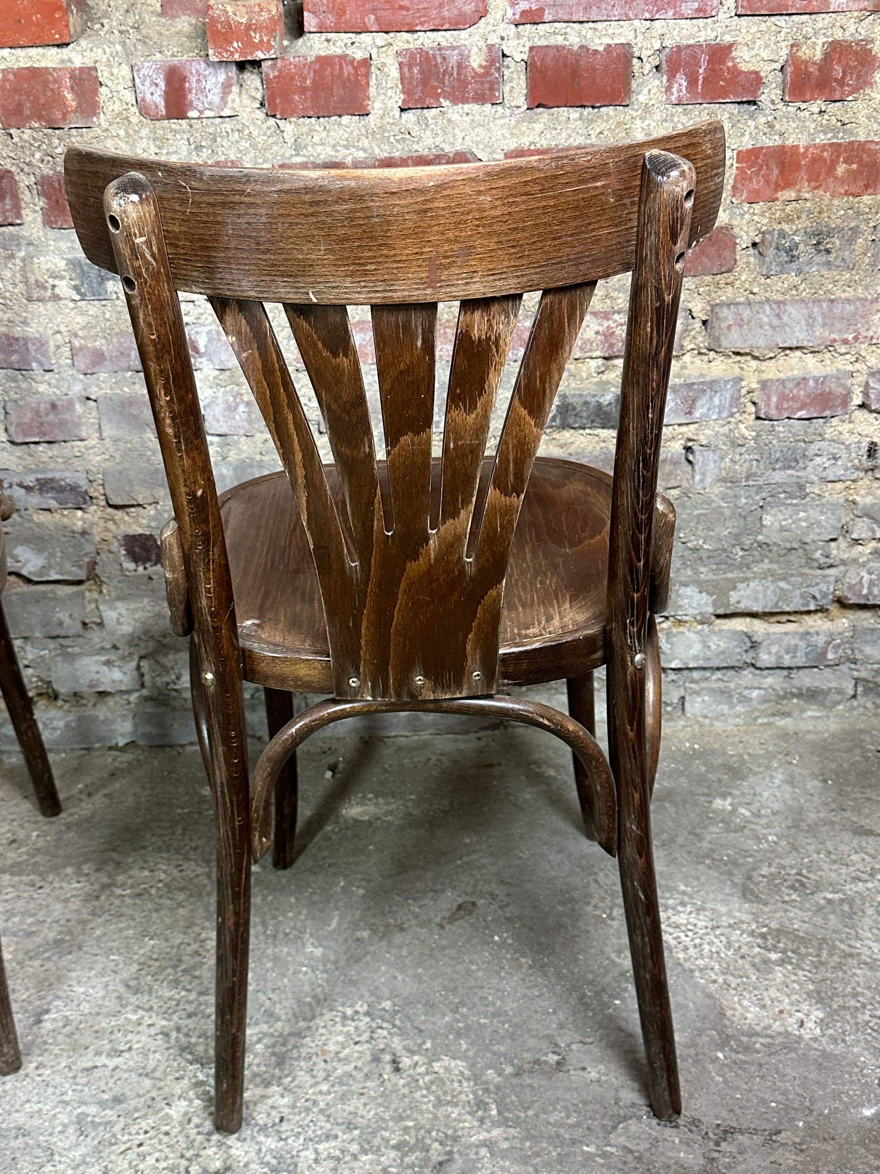 Bistro chairs (series of 6) 50s