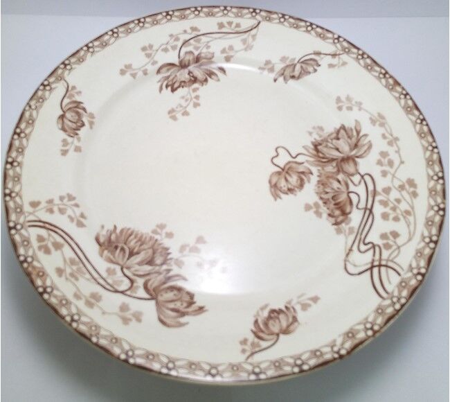 Suite de 6 assiettes Sarreguemines Royat