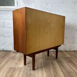 Vintage Scandinavian teak sideboard by Børge Mogensen for Søborg Furniture, 60s