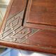 Chinese wedding chest in carved wood