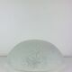 Domec XL speckled glass ball applique by Vianne, hemisphere, ceiling light.
