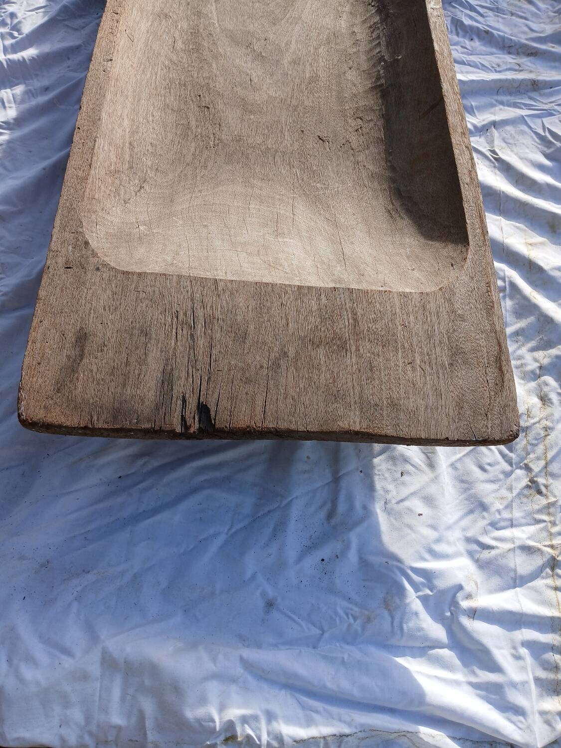 Old wooden trough / drinking trough