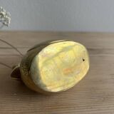 Brass duck candle holder