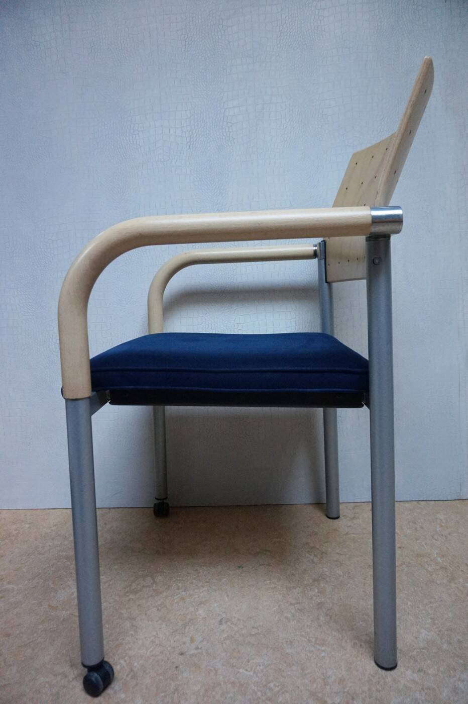 Set of 5 dining or conference chairs by Wiesner Hager and designed by Arge2