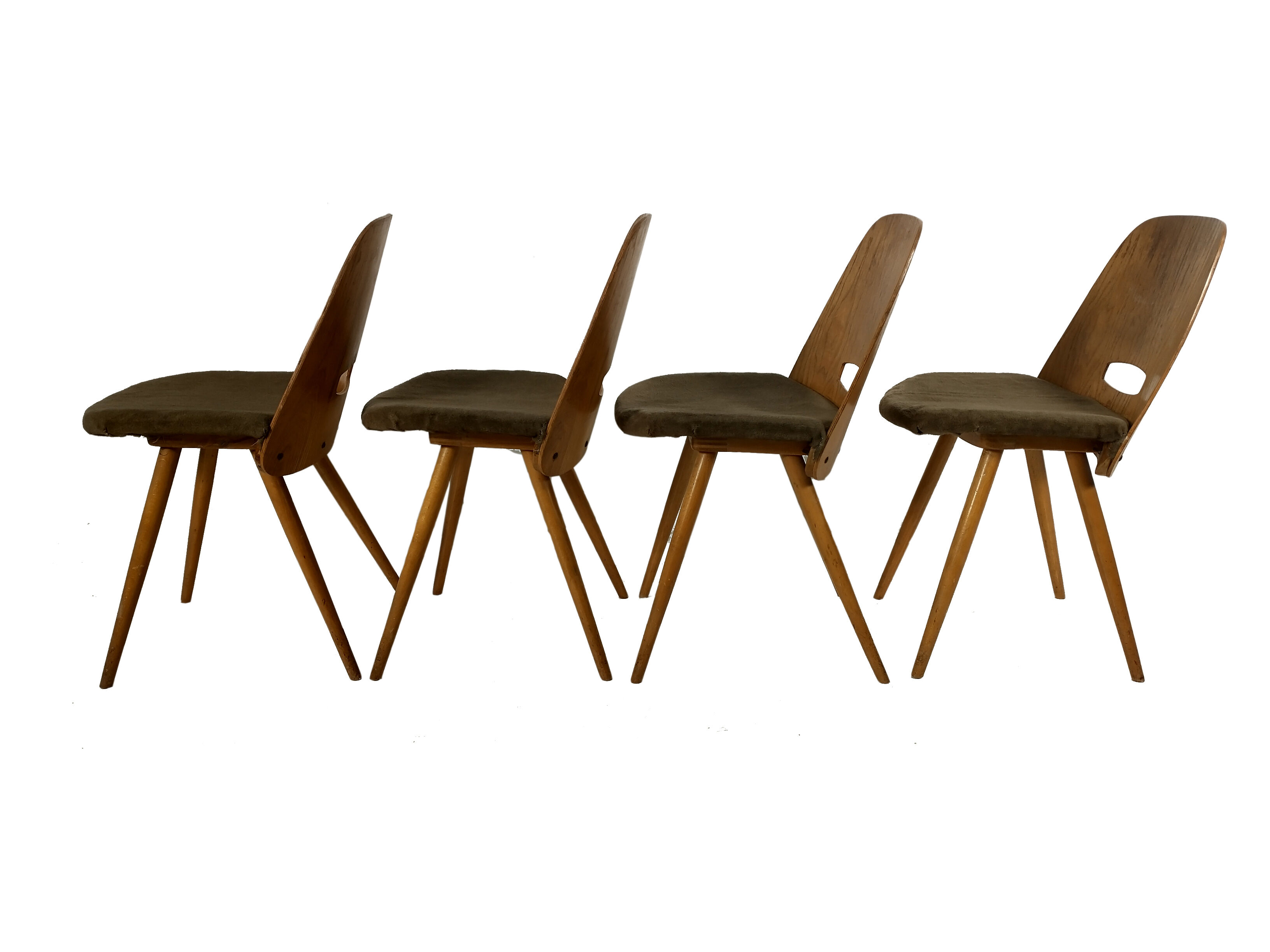 Dining chairs from tatra, 1960s, set of 4