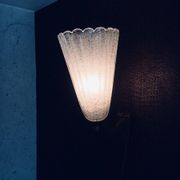 Italian Art Glass Wall Lamp by Barovier & Toso, 1950s