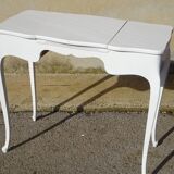 Small white and grey wooden dressing table