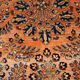 Handmade antique Persian Sarouk rug 4' x 6.4' (122cm x 195cm) 1920s