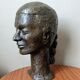 Handcrafted bronze bust sculpture