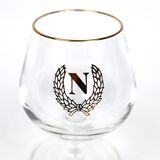 6 glasses with digestive "N"