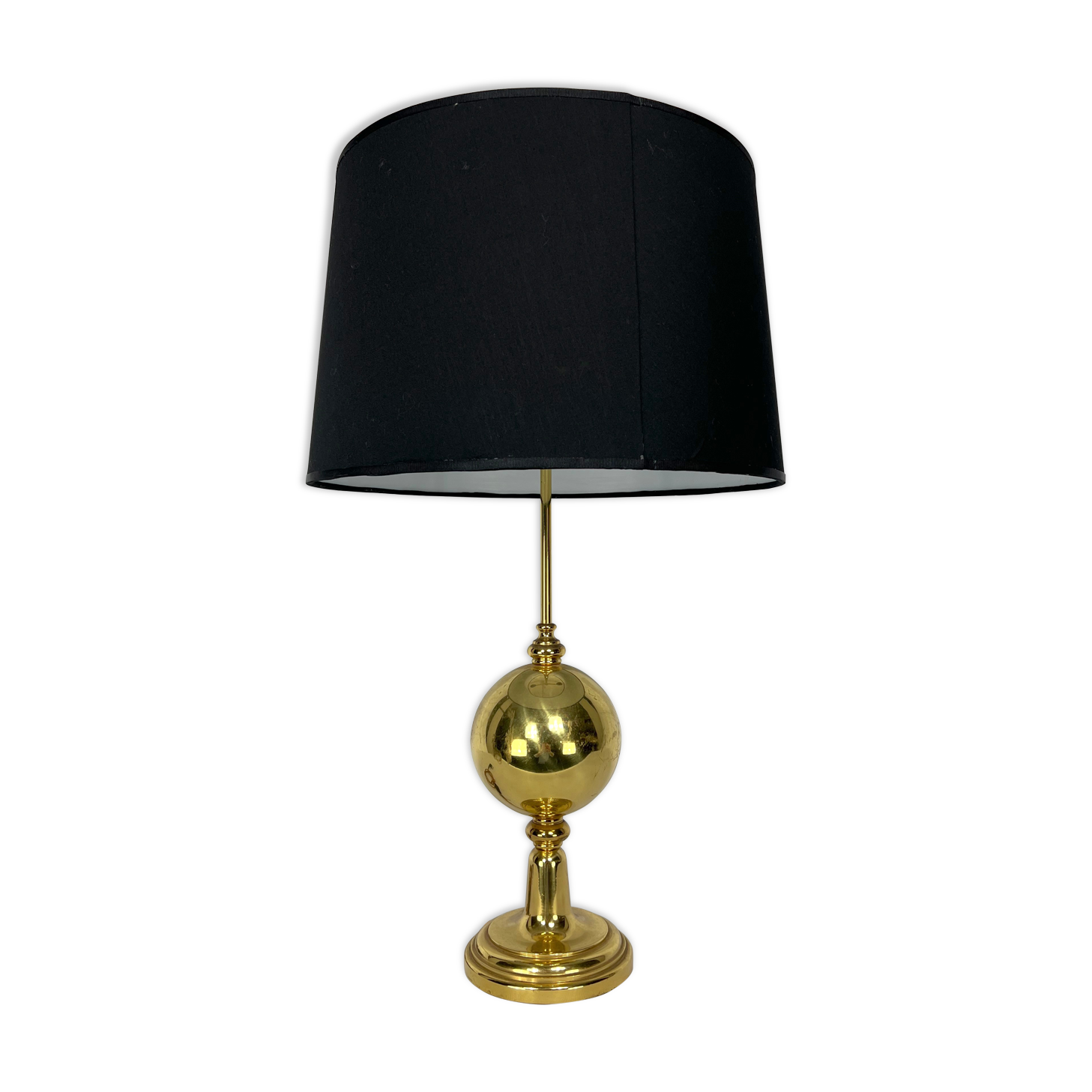 Mid-century Italian brass table lamp from 50s