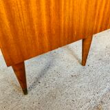 High chest of drawers with 6 drawers, Scandinavian style, circa 60's