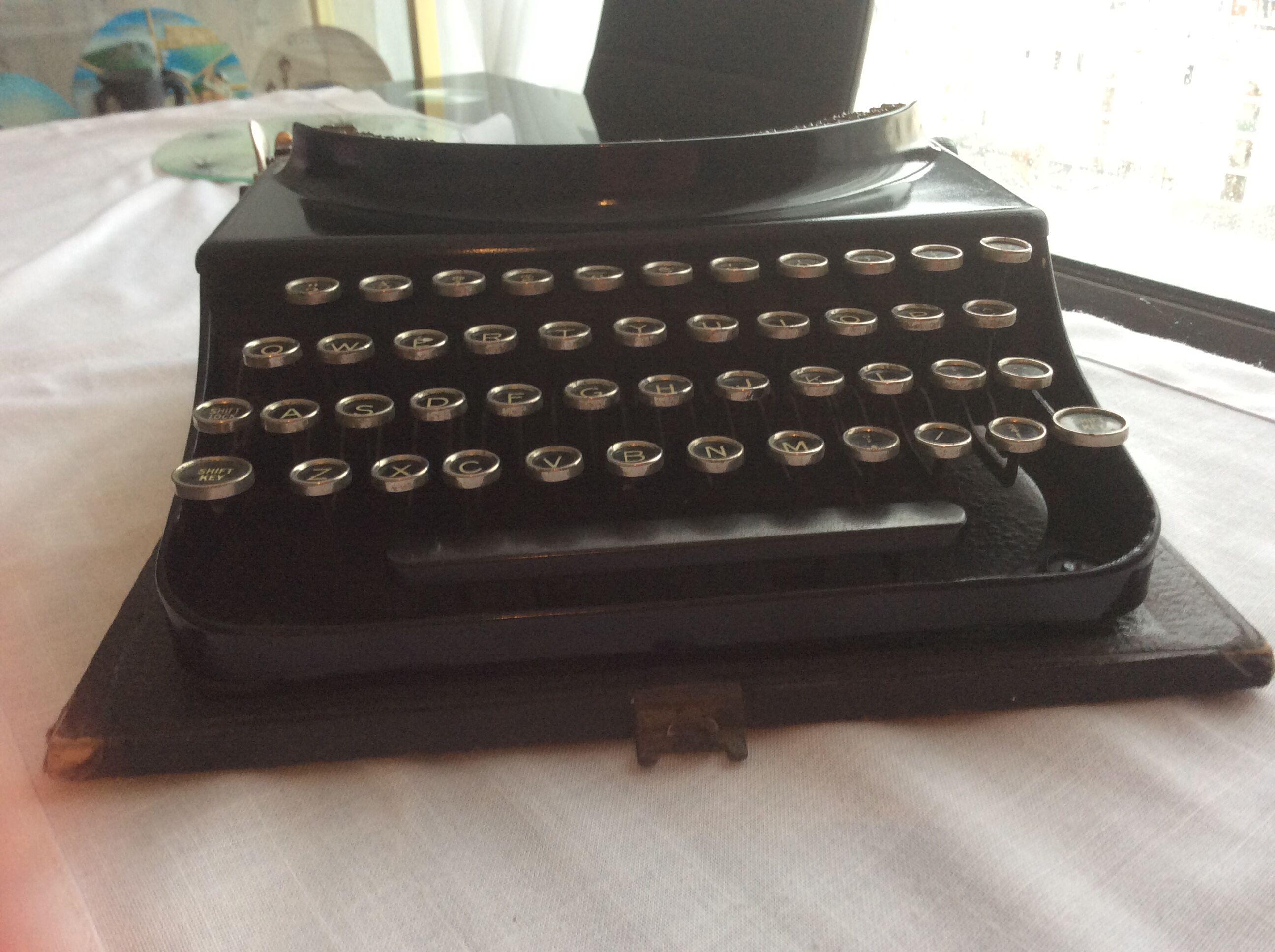 Old Remington Junior portable typewriter