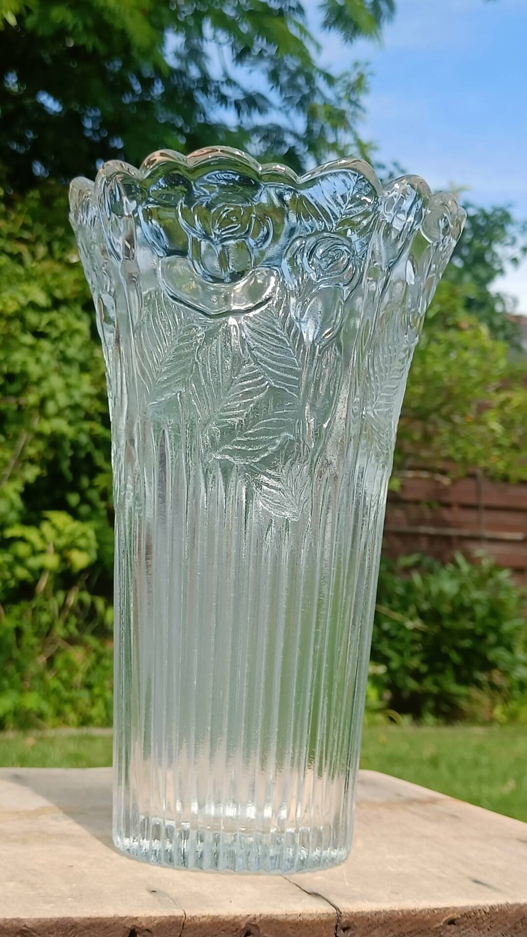 Art Deco glass vase