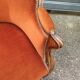 Louis Philippe style velvet bench