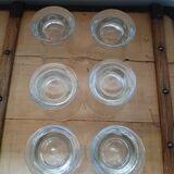 6 bee-patterned water glasses