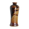 Vase 13cm soliflore céramique marron