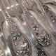 12 silver-plated table forks by goldsmith Ravinet Art Nouveau