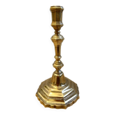 Antique Louis XV Period Candlestick Candle Holder Gilt Solid Bronze