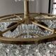 Cascade chandelier with vintage 70s tassels