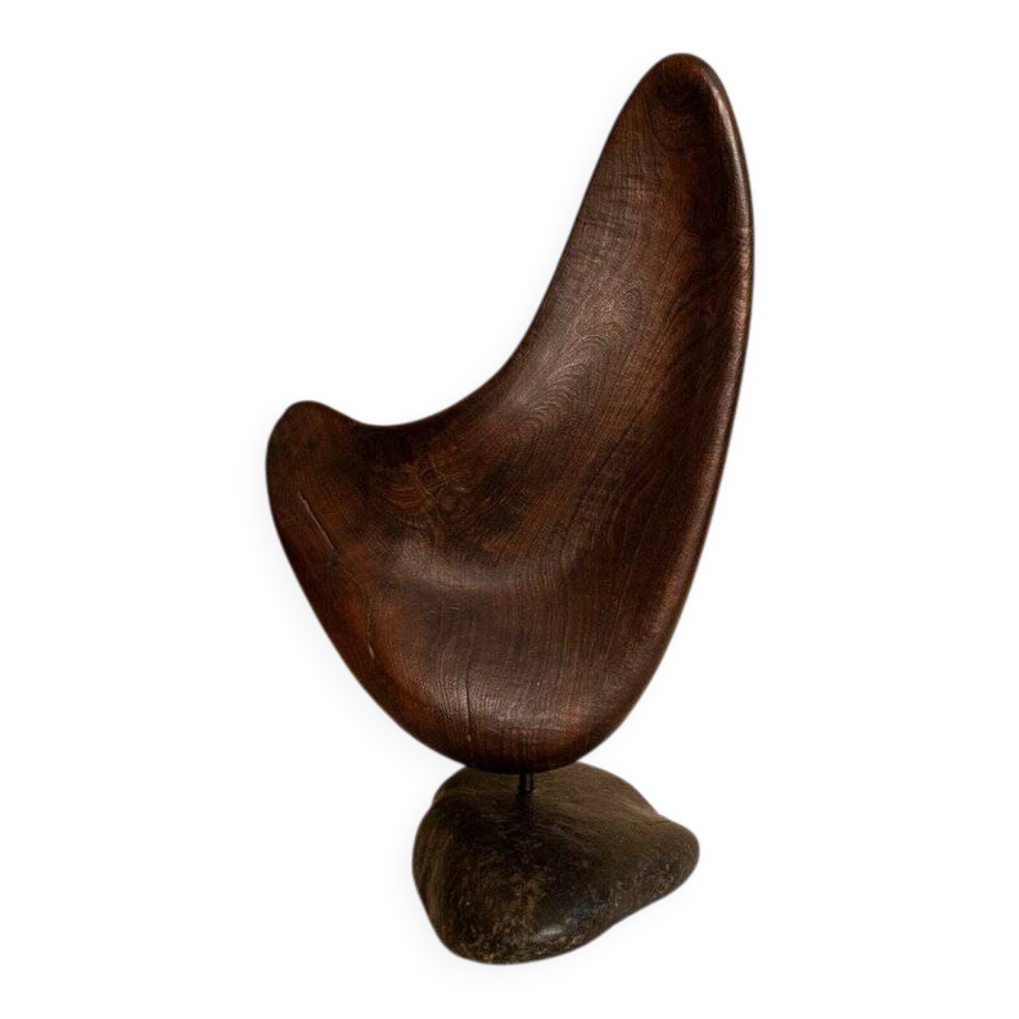 Cristiano Nicoletta, abstract sculpture, 1960s, wood
