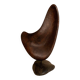 Cristiano Nicoletta, abstract sculpture, 1960s, wood