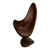 Cristiano Nicoletta, abstract sculpture, 1960s, wood