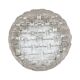 Round glass ceiling lamp, Eickmeier Leuchten, Germany 1970s.
