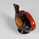 Zoomorphic duck jug in glazed ceramic Vallauris