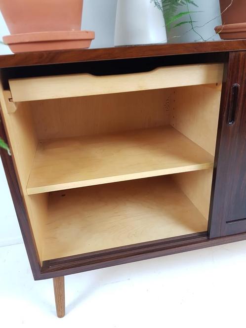 Danish vintage furniture with rosewood sliding doors Hundevad