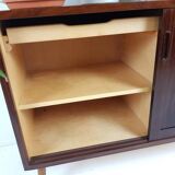 Danish vintage furniture with rosewood sliding doors Hundevad