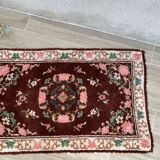 Bohemian pure wool rug from the 70s