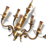 Golden chandelier