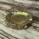 Italian Brutalist Brass Ashtray by Tonini