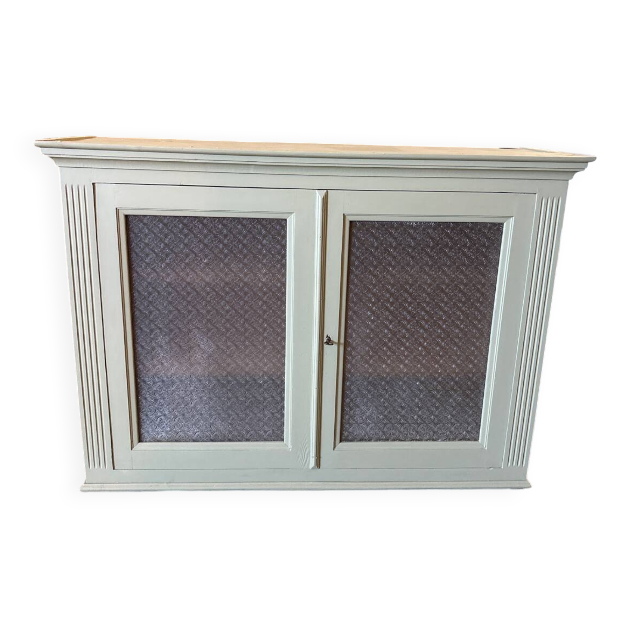 Khaki glass sideboard