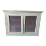 Khaki glass sideboard