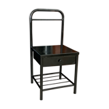 Vintage boarding school bedside table