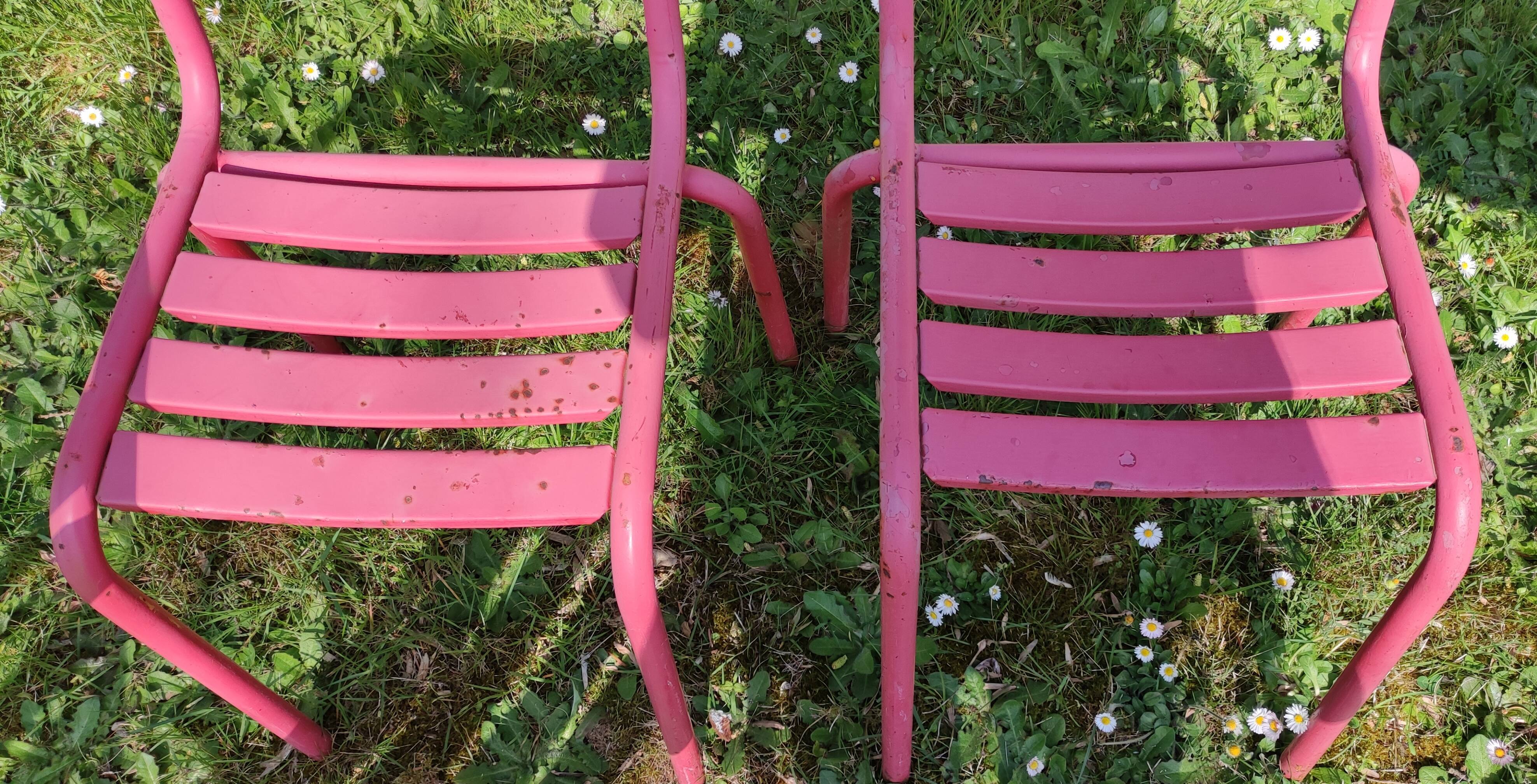 Vintage garden furniture Tolix
