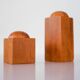 Set of Danish modernist teak salt and pepper shakers, set of 2.