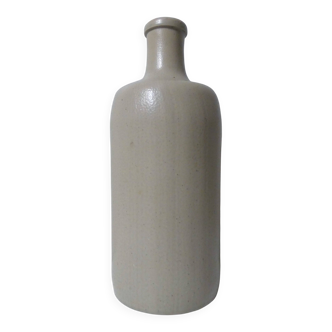 old beige stoneware bottle
